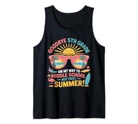 Goodbye 5th Grade Middle School Summer Vacation for Kids Canotta