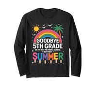 Goodbye 5th Grade On My Way To Middle School But First Maglia a Manica