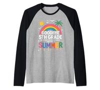 Goodbye 5th Grade On My Way To Middle School But First Maglia con Maniche Raglan