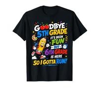 Goodbye 5th Hello Grade 6th Grade Is Here Back To School Maglietta