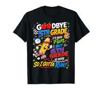 Goodbye 5th Hello Grade 6th Grade Is Here Back To School Maglietta