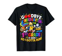 Goodbye Kindergarten Hello 1st Grade Is Here Back To School Maglietta