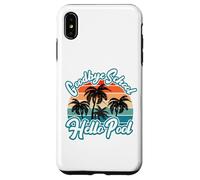 Goodbye School Hello Pool - Divertente insegnante studente estate Custodia per iPhone XS Max
