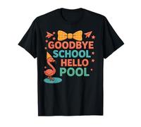 Goodbye School Hello Pool Summer Break 2025 Festa di laurea Maglietta
