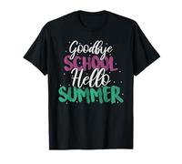 Goodbye School Hello Summer - Divertente ultimo giorno di scuola Maglietta