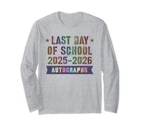 Goodbye School Last Day 2026 Bambini Firma My Autographs Teacher Maglia a Manica