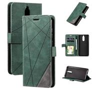 GoodcAcy Cover per Huawei Mate 6/Mate 10 Lite/Nova 2i Custodia in Pelle Portafoglio Case, Flip [Slot Scheda][Funzione di Supporto][Magnetico Protettiva Cover][morbida pelle PU]-Verde