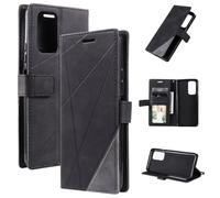 GoodcAcy Cover per Xiaomi Redmi Note 11T Pro 5G/Redmi Note 11T Pro+ 5G/Redmi K50i/Poco X4 GT,Custodia in Pelle[Slot Scheda][Funzione di Supporto][Magnetico Protettiva Cover][morbida pelle PU]-Nero