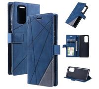 GoodcAcy Cover per Xiaomi Redmi Note 11T Pro 5G/Redmi Note 11T Pro+ 5G/Redmi K50i/Poco X4 GT,Custodia in Pelle[Slot Scheda][Funzione di Supporto][Magnetico Protettiva Cover][morbida pelle PU]-Blu