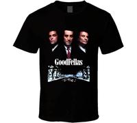 Goodfellas T Camicie e T-Shirt Mens Tee Three Wise Men Gangster Movie Gift New from US(Large)