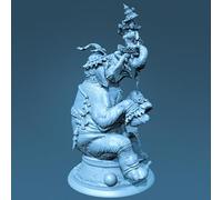 GoodFYouth H90mm Elephant Show Soldier Resin Model Kit Soldato in resina non verniciato e non assemblato //l2i3j1