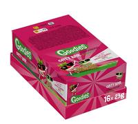 Goodies - Barrette alla Frutta, Gusto Mela e Fragola, Snack per Bambini, 16 Barrette da 23 gr