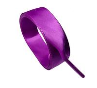 goodlace Flyingfish Ribbon - Lacci in raso, 2 cm, Viola (Lilla), 100