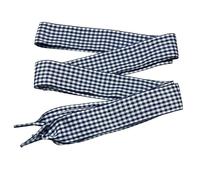 goodlace Lacci Scarpe Stampati 2,5 cm di larghezza, con motivo a quadri, per top basso e alto 120cm No.23 Blu scuro
