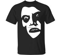 GOODLlFE Tinhcd Store Cool Pazuzu Face T-Shirt Funny The Exorcist Horror Film Halloween Retro 70'S Sitcom The Exorcist T-Shirt Mens Tee Black L