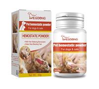 goodluxx Polvere Styptic sicura per cani e gatti sangue Stopper Puppy Home Professione Aids forniture traumatica emostatica polvere 50ml Pet Styptic Powder come da immagine
