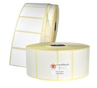 GoodMarkt Etichette termiche dirette autoadesive | 40x30 mm 1 rotolo, bianco, 1000 etichette | Compatibile con Brother, Zebra, Phomemo | Etichette domestiche, etichette con codici a barre