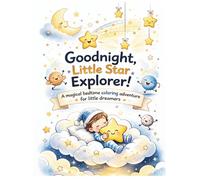 Goodnight, Little Star Explorer: A magical bedtime coloring adventure for little dreamers