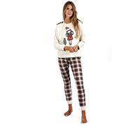 GoodNight Pigiama Gorjuss Compatibile con Santoro Natale My Christmas Friend Lungo Bambina Ragazza Donna Taglia 4 6 8 9 10 12 14 XS S L M XL (10 Anni: Altezza Bimba/o 129-140 cm)