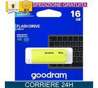 Pendrive GoodRAM 16GB UME2 yellow USB 2.0 - retail blister - GRUME2-0160Y0R1