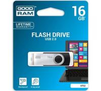 GoodRAM Chiavetta USB 16GB Nera 2.0 - Pendrive Twister Veloce e Compatta