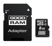 GoodRam M40A 8 GB MicroSDHC Classe 4 UHS-I 15 MB/s 4 MB/s M40A-0080R11