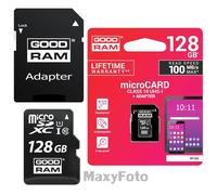 Goodram Micro Sd M1aa Cl10 Uhs-i 128gb+adattatore One Size Black / White