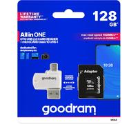 GoodRAM microSD 128GB class 10 + adpter + card reader - blister - M1A4-1280R12
