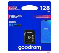 GoodRAM microSD 128GB class 10 UHS I + adapter - retail blister - M1AA-1280R12