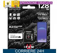 GOODRAM Irdm Uhs-I U3 A2 Micro SD 128 GB, con Adap
