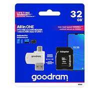 Micro SD memoria Goodram 32GB classe 10 card reader OTG micro USB