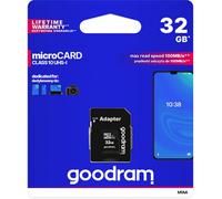 GoodRAM MicroSD 32GB Class 10 UHS-I + Adattatore - Blister Retail