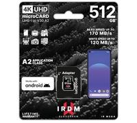 GoodRAM microSD IRDM 512GB UHS I U3 A2 + adapter - IR-M2AA-5120R12