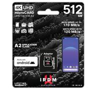GoodRAM microSD IRDM 512GB UHS I U3 A2 + adapter - IR-M2AA-5120R12