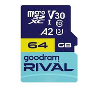 GoodRam Rival M2AA MicroSDXC V30 A2 UHS-I U3+ adapter GGSM2AA-0640R12 Extended