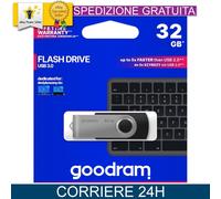 Goodram UTS3 unità flash USB 32 GB USB tipo A 32 Gen 1 31 Gen 1 Nero