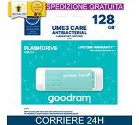 GoodRAM Pendrive 128GB USB 3.0 UME3 CARE Antibatterica - Alta Velocità