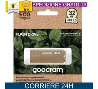 Goodram UME3 Eco Friendly unità flash USB 32 GB USB tipo A 32 Gen 1 31 Gen 1 Marrone