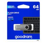 GoodRAM Pendrive USB 64GB Nero 2.0 - Affidabile e Veloce Archiviazione