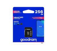 Goodram Micro Sd M1aa Cl10 Uhs-i 256gb+adapter One Size Black / White