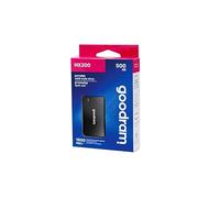 goodram - SSD esterno - HX200 - Usb Tipo C + A - Interfaccia USB 3.2 Gen. 2 ad alta velocità - per PC, Notebook, Smartphone - 500 GB - Nero