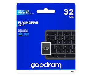 Goodram - Unità flash USB UPI2 - Mini memory stick USB 2.0 32 GB - Compatta, resistente agli urti e all'acqua - Ideale per auto e viaggi - Tecnologia COB - Dimensioni pratiche circa 2 cm
