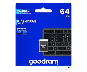 Goodram - Unità flash USB UPI2 - Mini memory stick USB 2.0 64 GB - Compatta, resistente agli urti e all'acqua - Ideale per auto e viaggi - Tecnologia COB - Dimensioni pratiche circa 2 cm