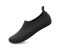 GOODSALEOK Scarpe Mare Scoglio Barefoot Uomo Calzini Piscina Yoga Surf Spiaggia Corsa Sport Acquatici Traspirante Scarpe Jacquard a Pois Nero 40/41
