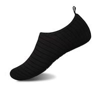 GOODSALEOK Scarpe Mare Scoglio Barefoot Uomo Calzini Piscina Yoga Surf Spiaggia Corsa Sport Acquatici Traspirante Scarpe Nero 40/41