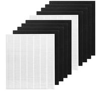 Goodsby Confezione da 2 filtri HEPA di ricambio H13 True per purificatore d'aria Coway AP1512HH AP-1512HH-FP AP-1518R AP-1519P e Airmega 200M, 2 filtri True HEPA e 8 pre filtri a carbone attivo