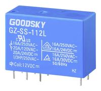 GoodSky GZ-SS-112L Relè per PCB 12 V/DC 20 A 1 scambio 1 pz. Tubo