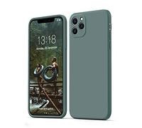GOODVISH Cover per iPhone 11 Pro Max, Silicone Morbida Ultra Sottile Case con Protezione per Camera, Protettiva Antiurto Antiscivolo Progettata per iPhone 11 Pro Max Custodia 6.5 '', Verde