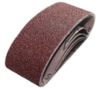 Goodway Nastri abrasivi 75 x 533 mm, 10 pezzi, grana 120, carta vetrata per levigatrice a nastro, per legno e metallo