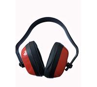 Goodway Protezione dell'udito con asta, protezione dell'udito per la protezione del rumore, comode cuffie acustiche per l'industria e il tempo libero, Colore: rosso, Taglia unica